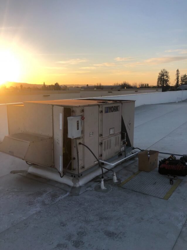 Commercial rooftop package unit “York” repair in [City], [StateOfCompany]