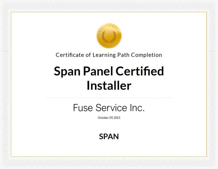 Fuse HVAC, Refrigeration, Electrical & Plumbing is a Certified Span Panel Partner now. What Does This Mean?