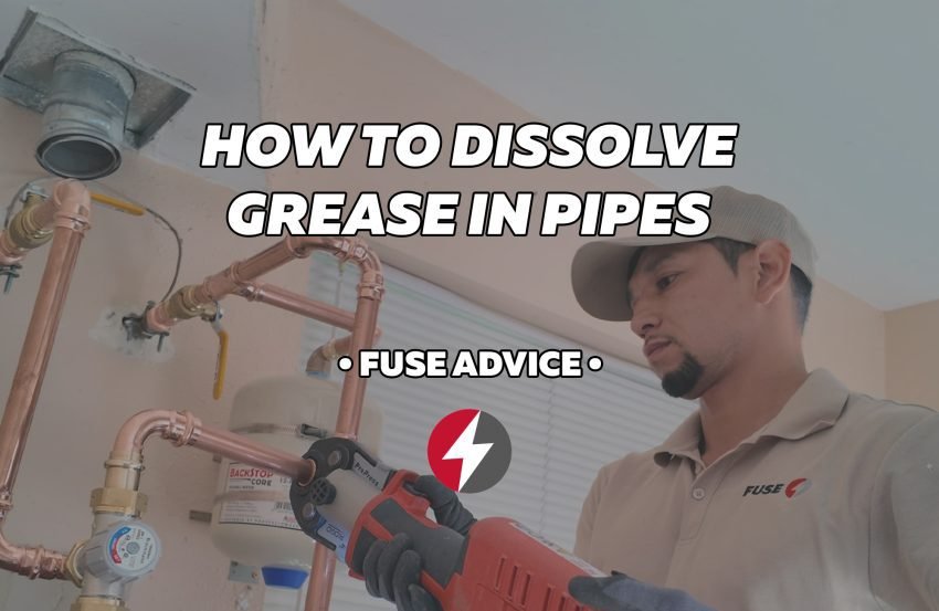 how to dissolve grease in pipes