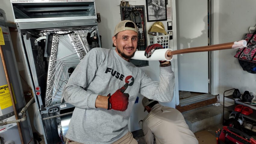 HVAC installation at Fuse and ProStat thermostat for FREE