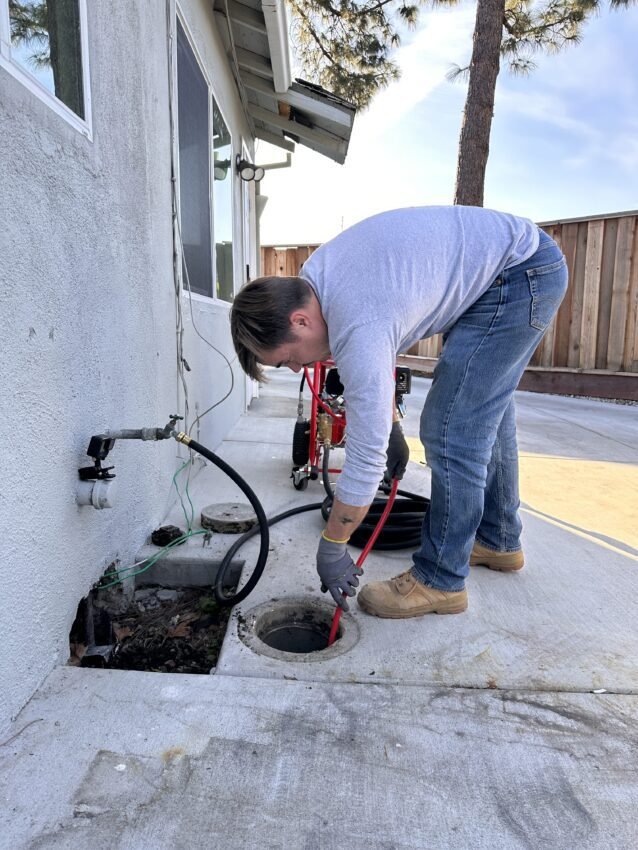 Sewer cleaning in San Mateo