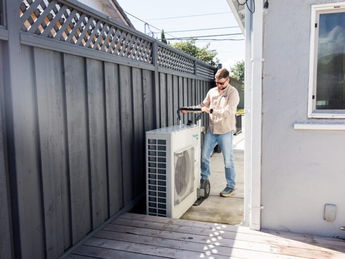 Heat pump installation in Santa Clara